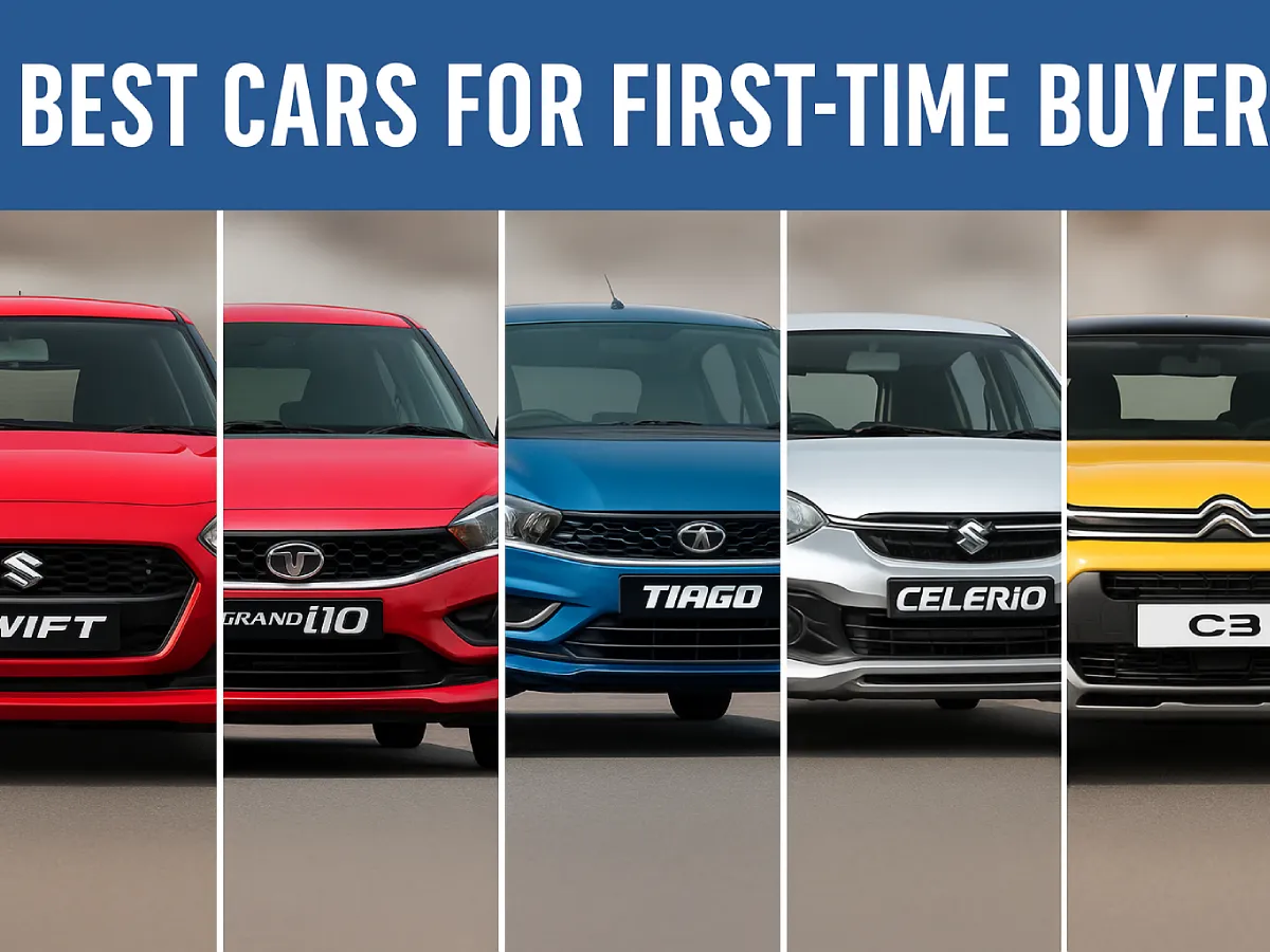 Best Cars for First Time Buyers in India 2025 – Budget, Features & Mileage Guide