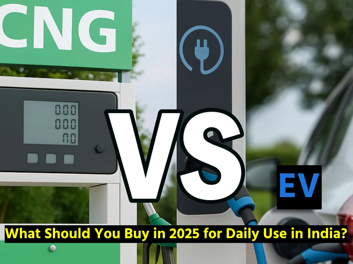 CNG vs EV: What Should You Buy in 2025 for Daily Use in India?