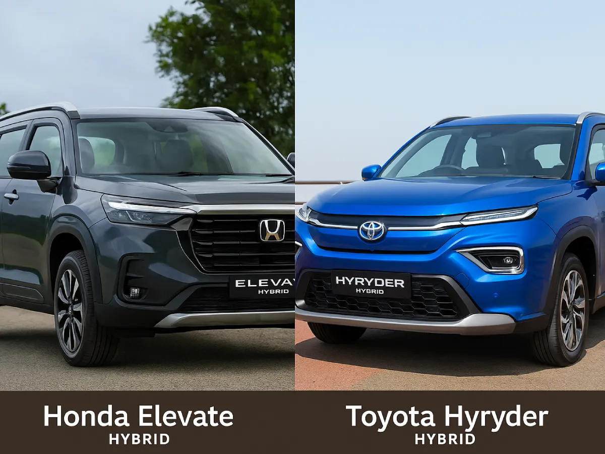 Honda Elevate vs Toyota Hyryder Hybrid – Which One Should You Choose in 2025?