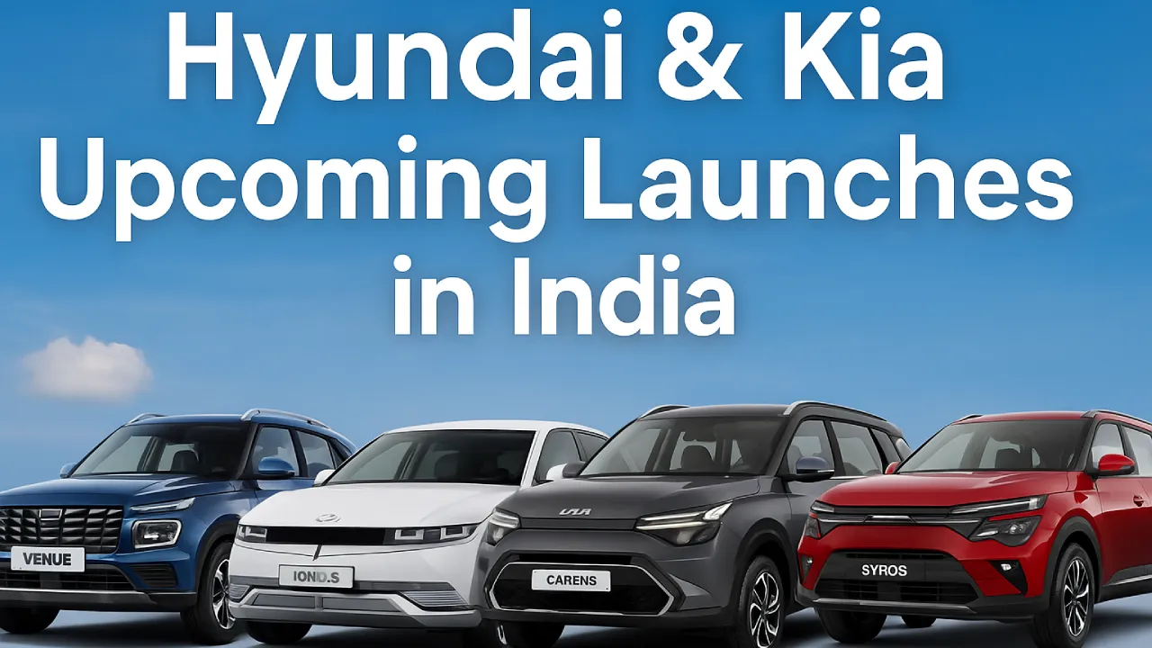 4 Upcoming Hyundai & Kia Cars Coming to India in 2025–26