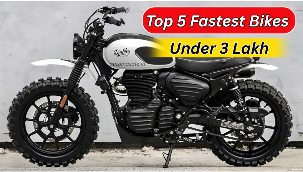Top 5 Fastest Bikes Under 3 Lakh in India 2025 – Insane Speed & Value